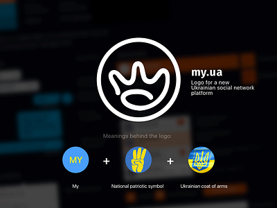 my.ua social network logo brand brandbook branding corporate identity logo logotype