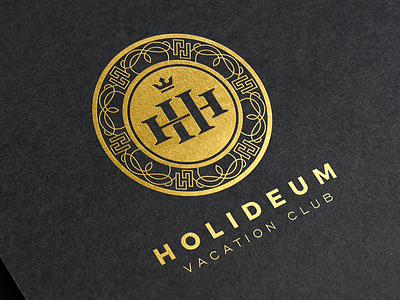 Holideum Vacation club brand branding logo logotype luxury resort logo spa turism turism logo villa villa logo