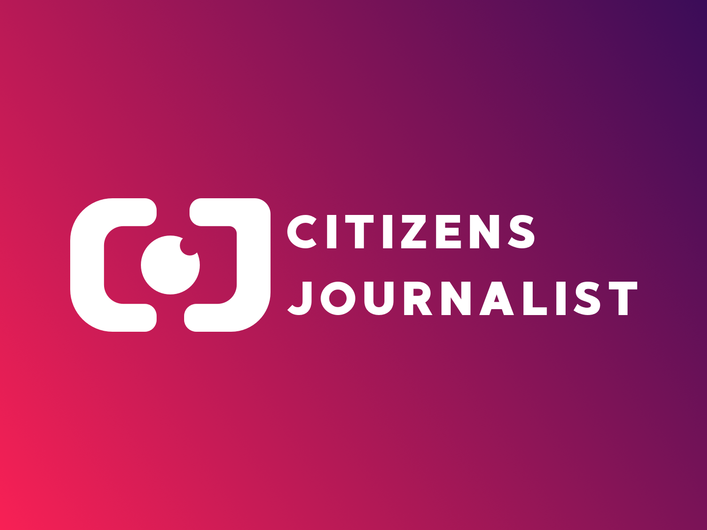 Citizens Journalist Logo  by Nick Whale on Dribbble