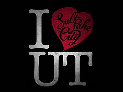 I Love Slc Ut Front beehive state hometown t shirts