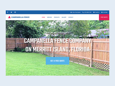 Campanella Fence Inc. WordPress Website Design Project