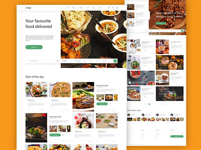 Restaurants Website Design Exploration