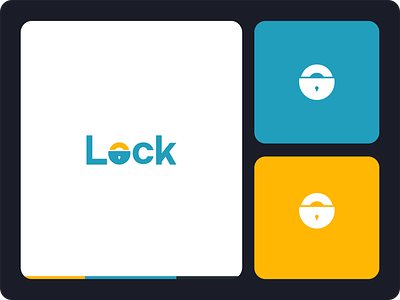 Lock Logo Concept creative lock logo glowlogix lock glowlogix lock logo lock lock logo logo logo design
