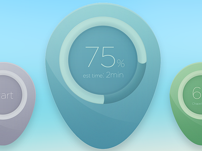 Dropper Icons download button map pins