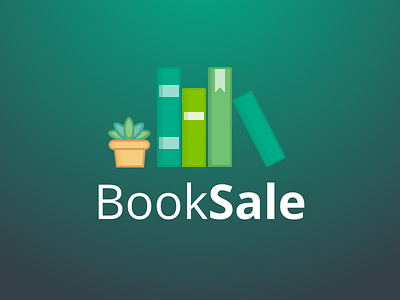 BookSale Logo book books illustration logo redesign ui ui design vector