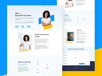 Portfolio Landing Page Design adobe xd app design application axaydevikar branding design design graphic designer ui designer illustration portfolio portfolio design portfolio template portfolio website ui uiux