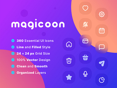 magicoon - Free Icons Library essential free free download free icons freebie freebies icon 2021 icon news icon pack icon set icons icons library magicoon modern icons ui ux