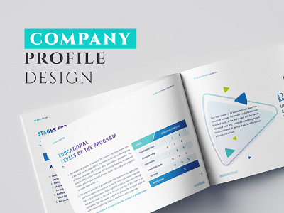 Arabic Online - Company Profile Design brochure company company profile design indesign profile profile design university