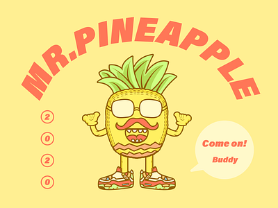 Mr.Pineapple illustration