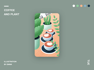 coffee and plant