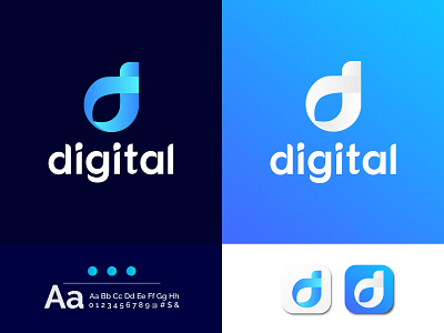 Digital Modern Logo Design