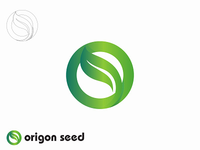 Origon seed Modern Organic Logo branding business logo design illustration logo logo design minimalist logo modern logo ui vector