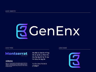 GenEnx Modern Business Logo Design