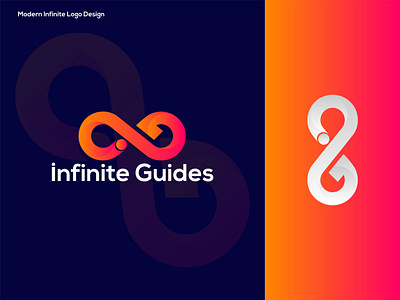 Modern Infinite Guide Logo Design branding business logo design illustration logo logo design minimalist logo modern logo ui vector