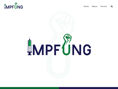 IMPFUNG Logo Design | Medical Logo Mark