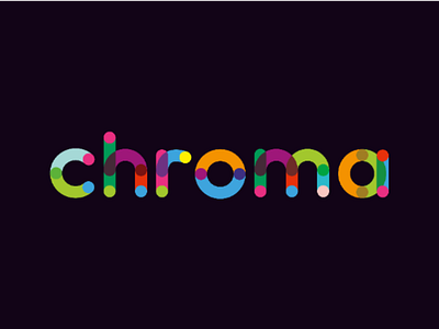 Chroma Display Logo chroma chromatic colorful logo colors creative logo display logo typographic logo typography