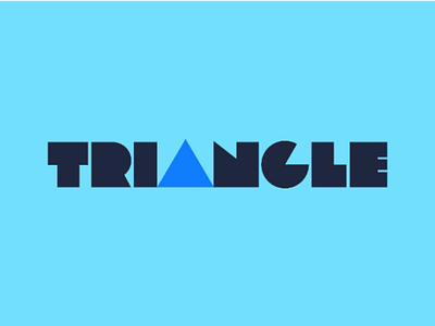 Triangle Display Logo clever wordmark creative logo display display logo logo logo design triangle triangular shape typographic logo typography wordmark