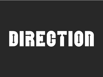 Direction Typographic Logo