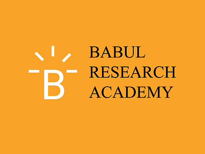 Babul Research Academy Logo Design