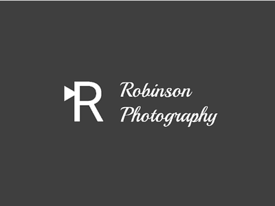 Robinson Photography Logo brand designer brand identity branding creative logo letter r logo design logo designer photographer photography photography logo r monogram robinson typography