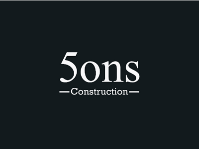 5 sons construction logo