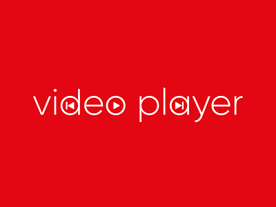 video player logo design