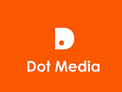 Dot Media brand identity branding creative logo d letter logo d lettermark d monogram dot dot media dot media logo logo design logo designer logo mark media logo