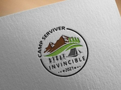 CAMP SERVIVER LOGO branddesigner businesslogo logo logodesign logodesigner minimalist logo