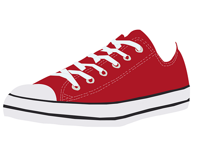 behance red sneakers converse design illustration red sneakers sneakers