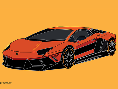 Lamborghini adobe illustrator design illustration lamborghini supercars vector