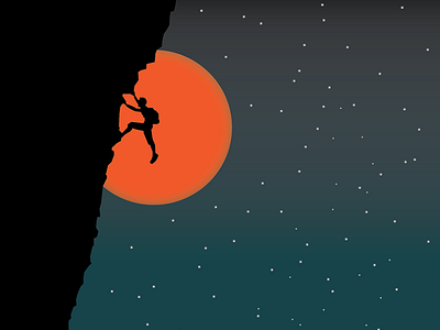 rock climbing art illustration illustrator rockclimbing travel vector