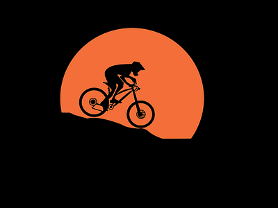 mountain biking adobe illustrator art bike design illustrator mountain mountain biking mountainbike vector