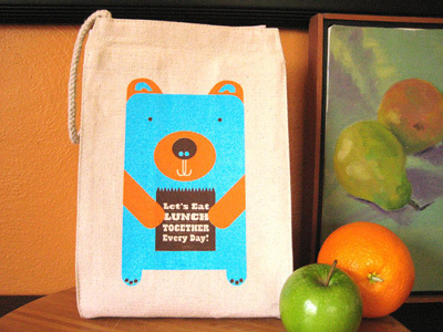 Lunch Bear lunch bag