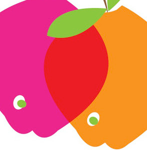 yum adobe illustrator color overlay friends fruits illustration overprints