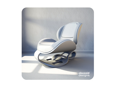 Chair - Clay Render abozaid c4d chair cinema4d clay design furniture design light modeling octane relax render sunlight