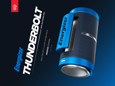 Energizer Thunderbolt Battery abozaid c4d cinema4d design energizer modeling octane render