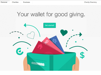Good Giving Wallet currency dollars explosions flat flat illustration hearts illustration landing page wallet