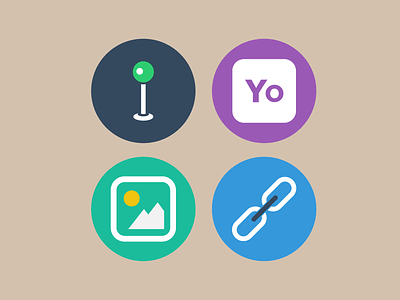Yo Icons icon set icons illustration image link map yo