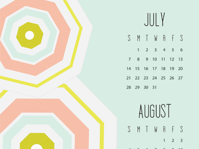 2013 Calendar 2013 calendar calendar geometric shapes pastel pattern southwestern umbrella