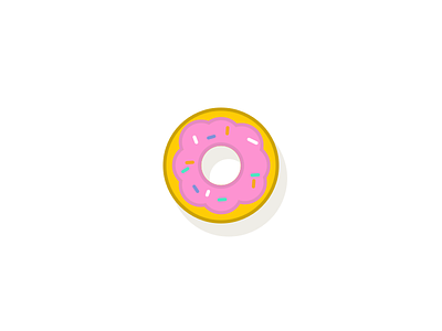 Donut cake donut food illustration