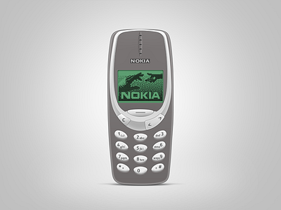 Nokia 3310 gradient nokia old phone photoshop vector