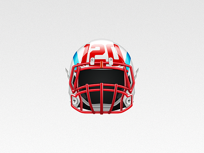 NFL helmet (2x)