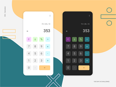 Daily UI Challenge 004 calculator daily 100 challenge daily ui challenge dailychallenge dailyui dailyui004 interface design uidesign