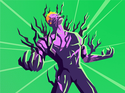 Symbiote character design fanart illustration marvel superhero texture vector villain