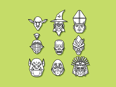 Fantasy Chracter character cute fantasy folklore icon illustration lineart symbol