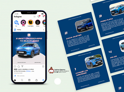 5 Best Crossovers to buy social media post car car design content graphic design social media social media design tech