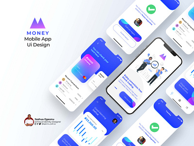 UI DESIGN for a Fictitious Money Mobile APP design tech ui uidesign uiux webdesign