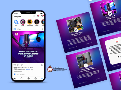 BEST GADGETS FOR STREAMERS SOCIAL MEDIA DESIGN content design gadgets graphic design social media social media design tech