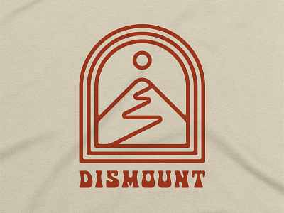 Dismount 1 bicycle mountains path