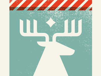 Christmas 2 card christmas reindeer star